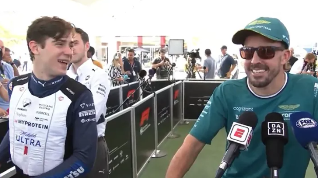 Fernando Alonso y Franco Colapinto