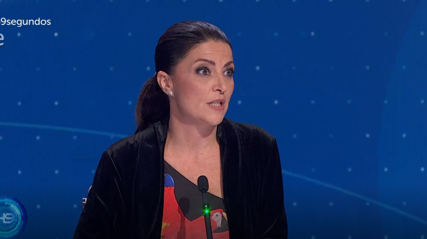 Macarena Olona el pasado jueves en el programa 59 segundos de TVE