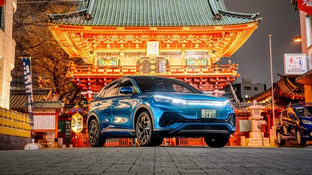 El coche elegido por los japoneses fue un BYD