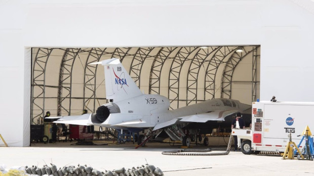 El silencioso avión supersónico experimental X-59 de la NASA