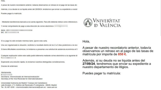 estafa universidad