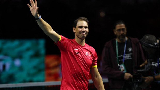 Rafa Nadal, en su despedida del tenis profesional