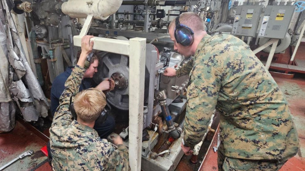 Sustitución de la pieza rota del USS Somerset con tecnología española de impresión 3D de Meltio REMITIDA / HANDOUT por MELTIO Fotografía remitida a medios de comunicación exclusivamente para ilustrar la noticia a la que hace referencia la imagen, y citando la procedencia de la imagen en la firma 12/12/2024