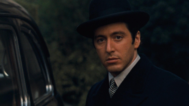 Al Pacino como Michael Corleone en El Padrino