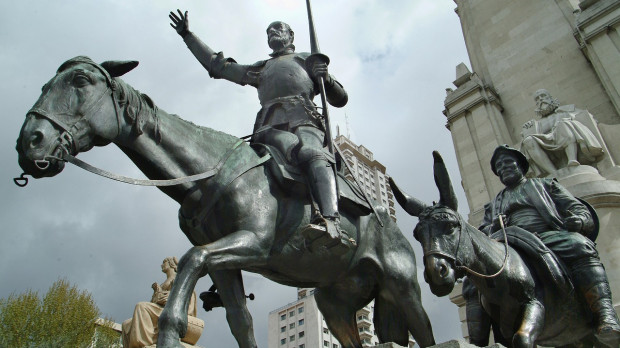 Monumento de Don Quijote y Sancho Panza en la Plaza de España, Madrid