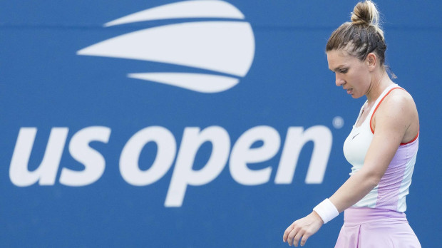 Simona Halep durante el Abierto de Tenis de EE.UU. de 2022