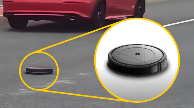 El aspirador circulando con libertad por la autopista