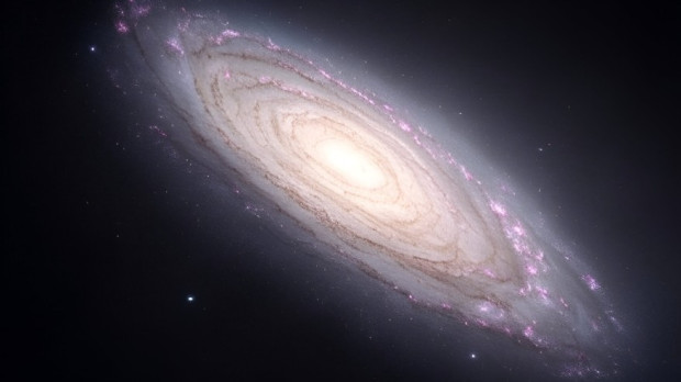 Ilustración de una galaxia espiral