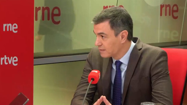 El presidente del Gobierno, Pedro Sánchez, en RNE.