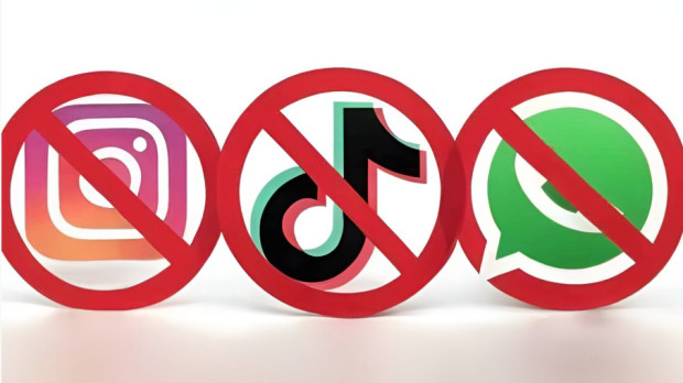 Prohibición de Instagram, TikTok y Whatsapp