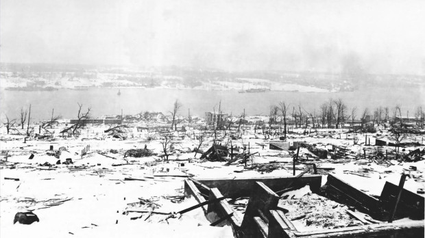 Devastación en Halifax dos días después de la explosión
