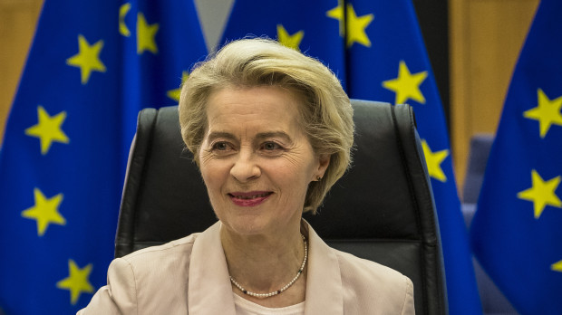La presidenta de la Comisión Europea, Ursula Von der Leyen