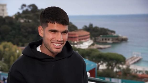 Carlos Alcaraz, en la previa del Masters 1000 de Montecarlo