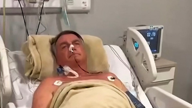 Bolsonaro, hospitalizado tras quejarse de un dolor abdominal insoportable