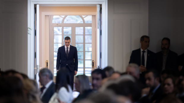 El presidente del Gobierno, Pedro Sánchez