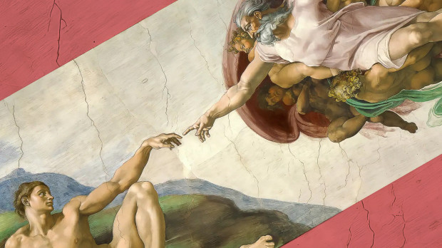 La creación de Adán, de Miguel Ángel