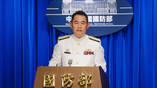 El jefe del Estado Mayor de la Armada de Taiwán, el vicealmirante Chiu Chun-jung
