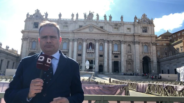 El enviado especial de El Debate a El Vaticano, Álex Navajas