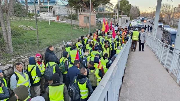 Este colectivo ha protestado ya varias veces en Madrid y Almería, en la imagen frente a la DGT