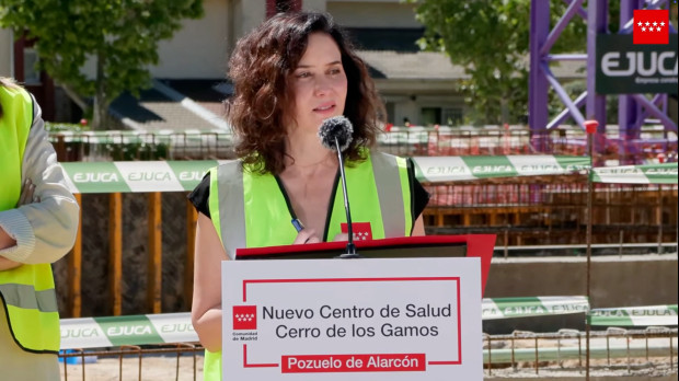 La presidenta de la Comunidad de Madrid, Isabel Díaz Ayuso