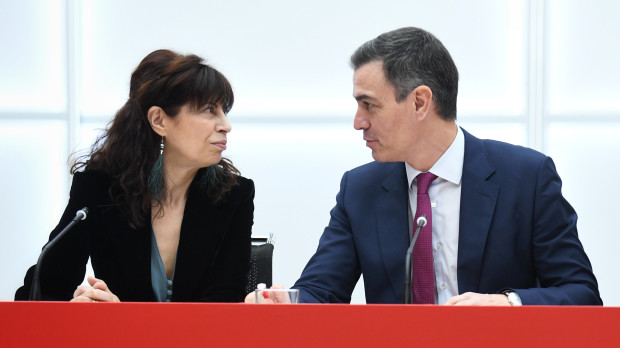 Ana Redondo y Pedro Sánchez, en una imagen de archivo