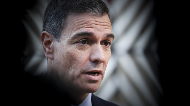 Prime Minister of Spain Pedro Sánchez attends the special EU leaders meeting