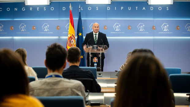 El portavoz del PP en el Congreso, Miguel Tellado