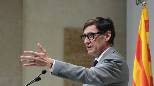 El presidente de la Generalitat, Salvador Illa, este martes