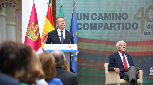 El presidente de Castilla-La Mancha, Emiliano García-Page, preside el evento 'Un camino compartido: 40 años de España y Portugal en la Unión Europea' JUANMA JIMÉNEZ/EUROPA PRESS 11/6/2025