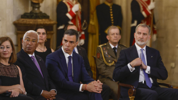 El Rey y el presidente del Gobierno, este jueves en el Palacio Real