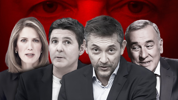 Silvia Intxaurrondo, Jesús Cintora, Javier Ruiz y Xabier Fortes