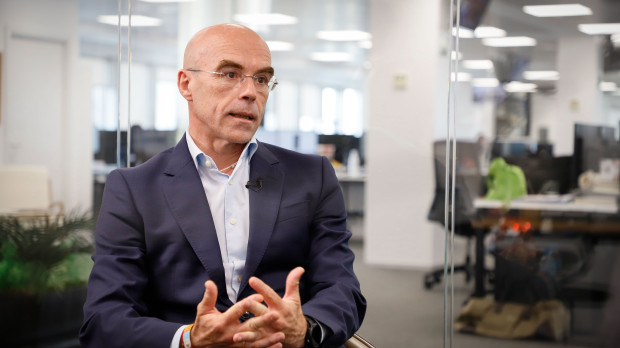 Jorge Buxadé, en la redacción de El Debate