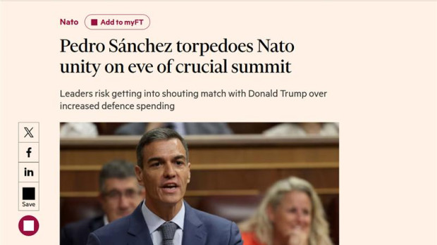 financial times torpedear OTAN