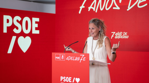 La portavoz de la Comisión Ejecutiva Federal del PSOE, Montse Mínguez