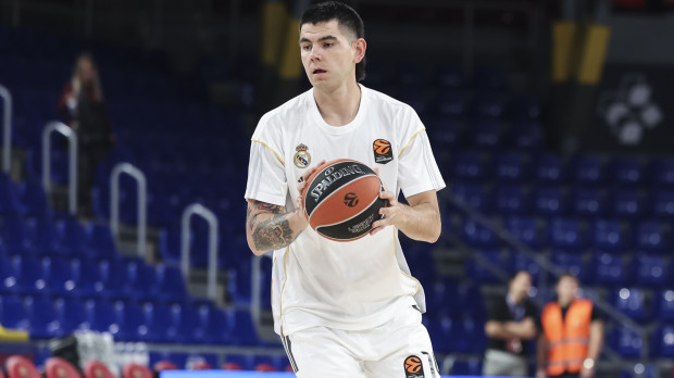 (Foto de ARCHIVO)
Gabriel Deck of Real Madrid warms up during the EuroLeague Regular Season Round 9 match played between FC Barcelona and Real Madrid at Palau Blaugrana on November 07, 2025 in Barcelona, Spain.

Javier Borrego / AFP7 / Europa Press
07/11/2025 ONLY FOR USE IN SPAIN