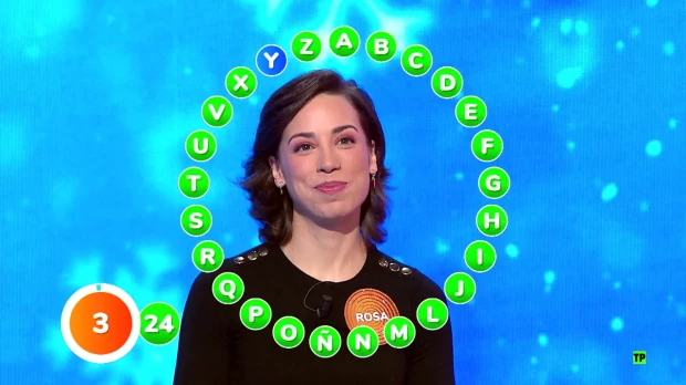 Rosa Rodríguez, en El Rosco donde podría ganar el bote de Pasapalabra