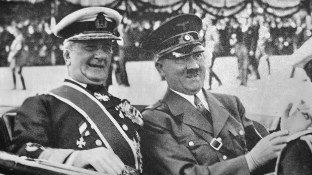 Miklós Horthy y Adolf Hitler en 1938