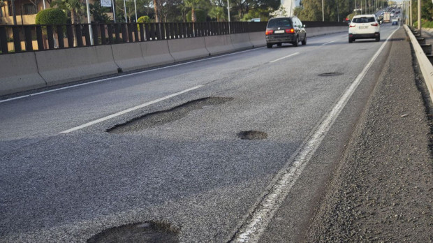 Las carreteras están sencillamente destrozadas