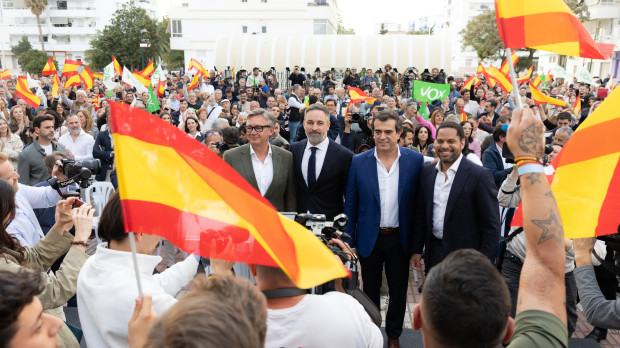 Vox presentó a sus candidatos en un acto en Málaga, donde Abascal llamó