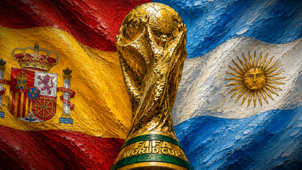 España y Argentina pelearán por la Copa del Mundo este domingo