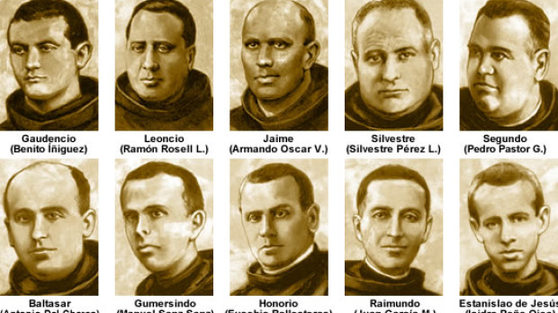 Algunos de los mártires