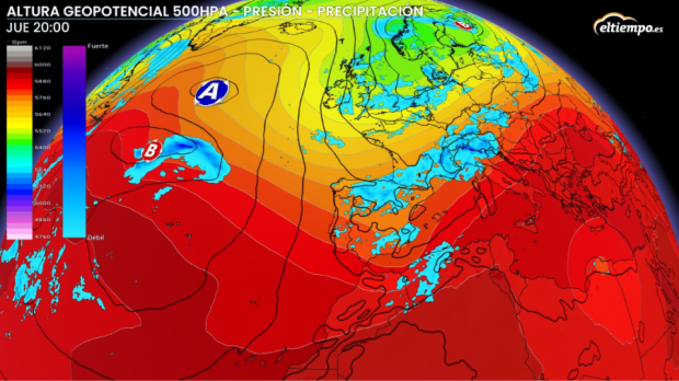 Una vaguada y una masa de aire polar llegarán en las próximas horas aumentando la inestabilidad en España