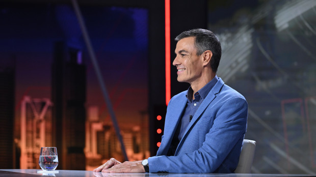 Pedro Sánchez, durante su entrevista en El Intermedio