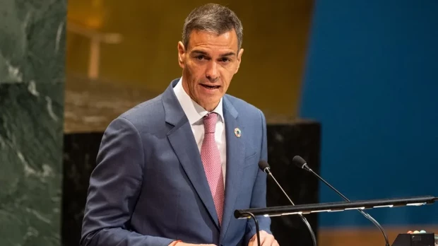 Pedro Sánchez, durante su discurso del año pasado en la ONU