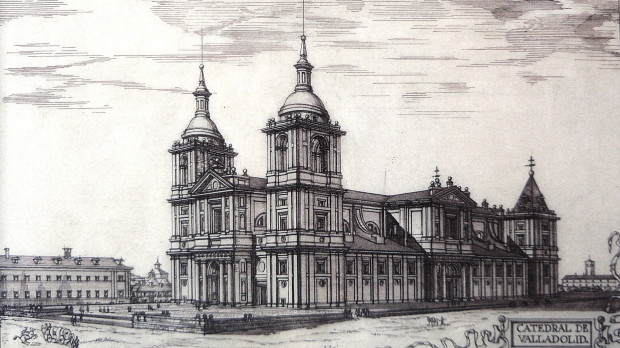 La catedral de Valladolid, tal y como la diseñó Juan de Herrera, tendría el doble del tamaño que tiene hoy