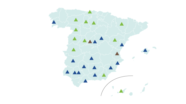 Provincias donde la derecha ganará escaños, según los resultados de las europeas y autonómicas posteriores a las generales de 2023