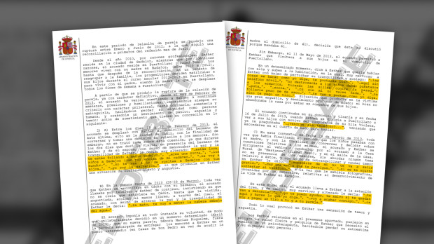 Sentencia en la que se condena a cárcel a Luis José Sáenz de Tejada
