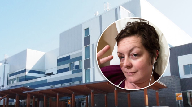 La paciente Kristin Logan y el hospital donde le ofrecieron la eutanasia