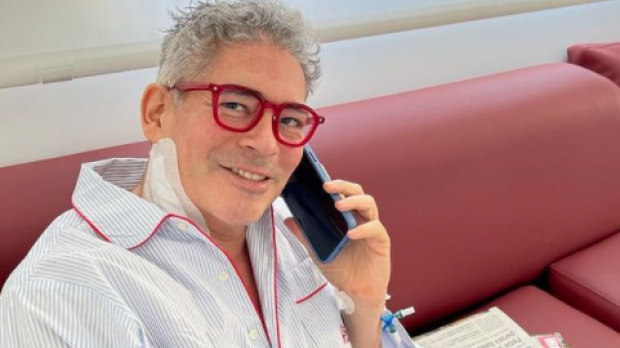 Boris Izaguirre, tras ser operado en un hospital de Madrid