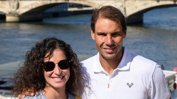 Rafa Nadal y Mery Perelló posan en París tras el último Roland Garros